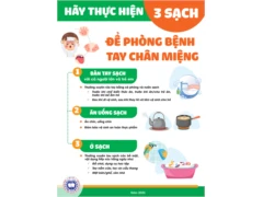 Thông điệp truyền thông phòng, chống bệnh Tay chân miệng