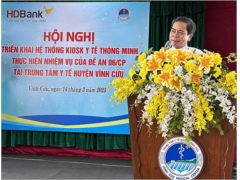 Triển khai kiosk y tế thông minh tại Trung tâm Y tế huyện Vĩnh Cửu