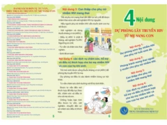 4 nội dung dự phòng lấy truyền HIV từ mẹ sang con