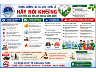 TUYÊN TRUYỀN PHÒNG, CHỐNG TÁC HẠI CỦA THUỐC LÁ