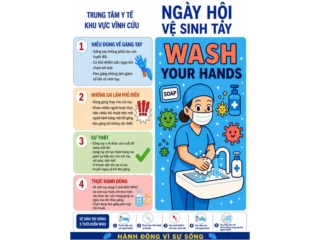 PHÁT ĐỘNG PHONG TRÀO VỆ SINH TAY NĂM 2026 “HÀNH ĐỘNG VÌ SỰ SỐNG”